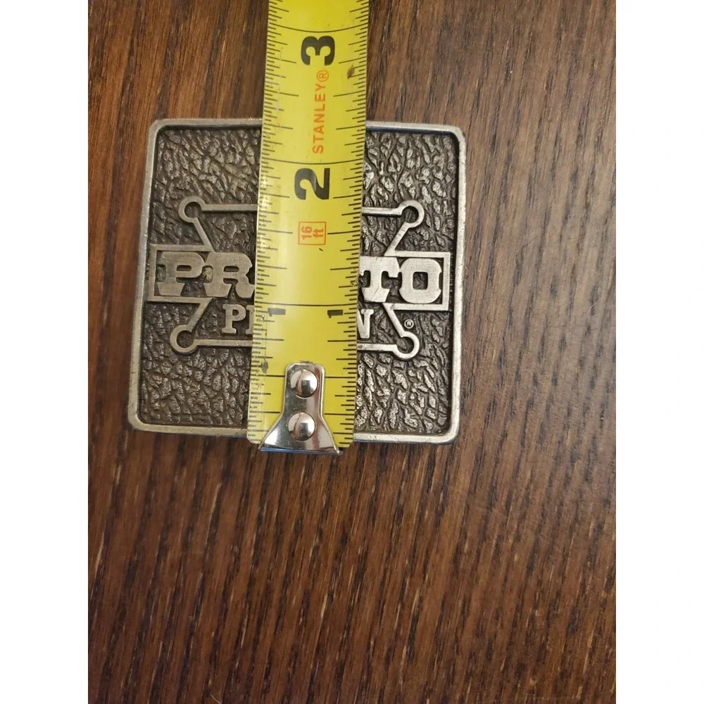 1981 I'm a Pronto Person ‎ ITT Phillips Drill Vintage Belt Buckle